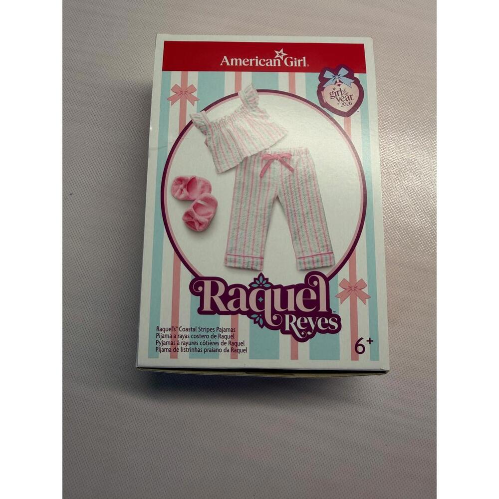 American Girl EMPTY BOX Raquel's Coastal Stripes Pajamas